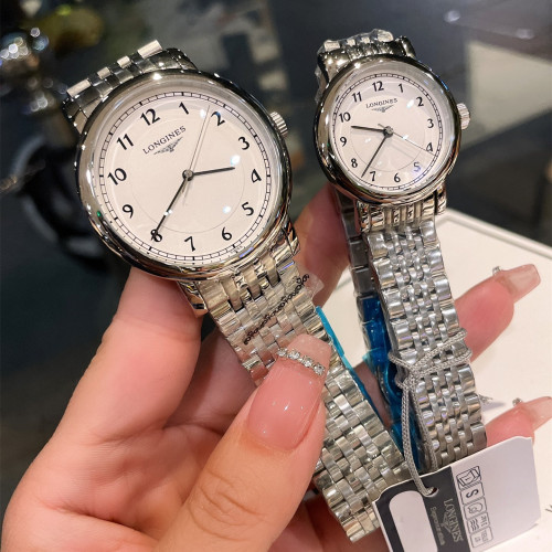 Longines Men Womens Watch Luxury Brand Design Fashion Type with Original Box