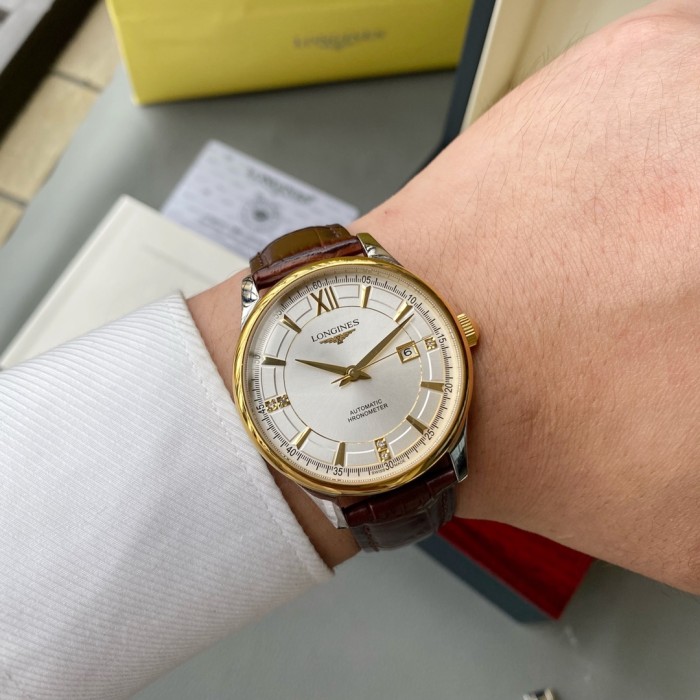 Longines Mens Watch Luxury Brand Design Fashion Type with Original Box