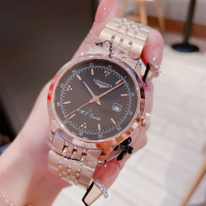 Longines Mens Watch Luxury Brand Design Fashion Type with Original Box
