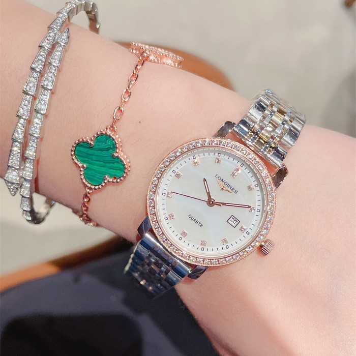 Longines Womens Watch Luxury Brand Design Fashion Type with Original Box