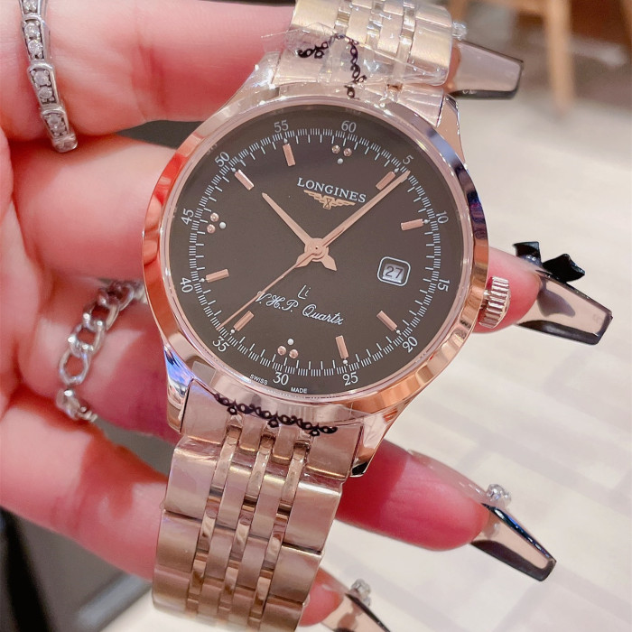 Longines Mens Watch Luxury Brand Design Fashion Type with Original Box