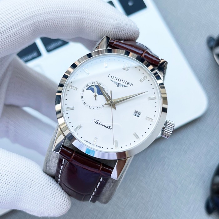 Longines Mens Watch Luxury Brand Design Fashion Type with Original Box