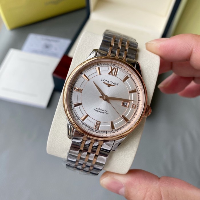 Longines Mens Watch Luxury Brand Design Fashion Type with Original Box