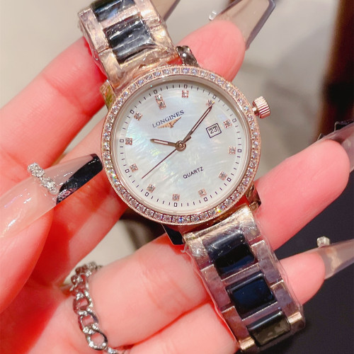 Longines Womens Watch Luxury Brand Design Fashion Type with Original Box