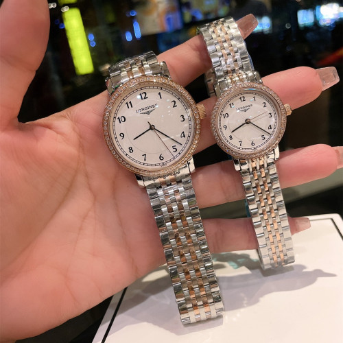 Longines Men Womens Watch Luxury Brand Design Fashion Type with Original Box