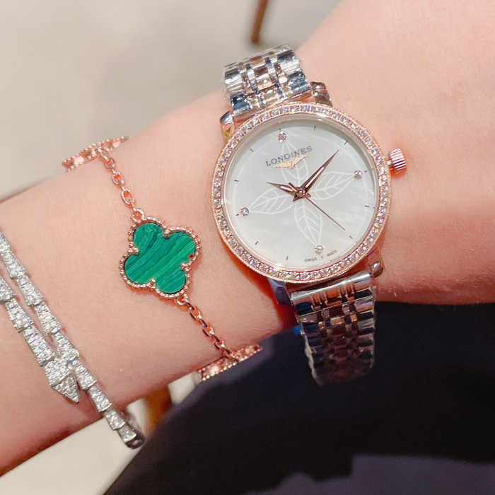 Longines Womens Watch Luxury Brand Design Fashion Type with Original Box
