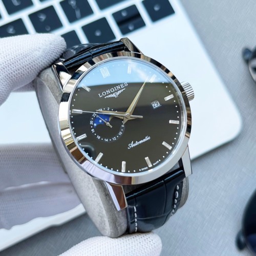 Longines Mens Watch Luxury Brand Design Fashion Type with Original Box