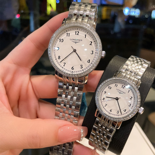 Longines Men Womens Watch Luxury Brand Design Fashion Type with Original Box