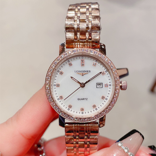 Longines Womens Watch Luxury Brand Design Fashion Type with Original Box
