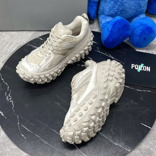 Balenciaga Mens Shoes Sneakers Luxury Brand MEN'S DEFENDER SNEAKER IN BEIGE with Original Box 685613W2RA69700