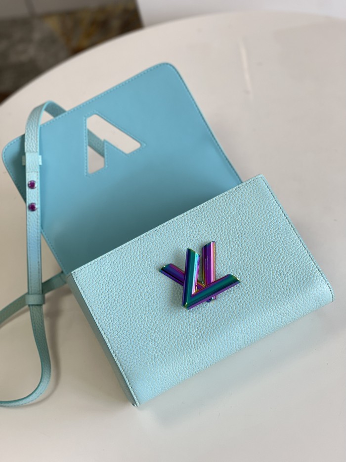 Louis Vuitton Womens Bags Shoulder Messenger Bags Luxury Brand TWIST MM M20834 with Original Box
