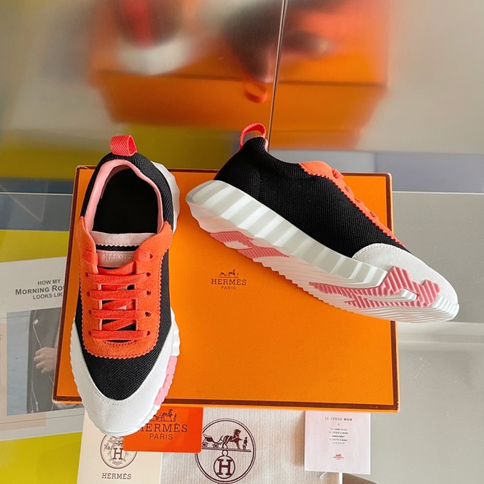 Hermes Womens Casual Shoes Fashion Sneakers Luxury Brand with Original Box