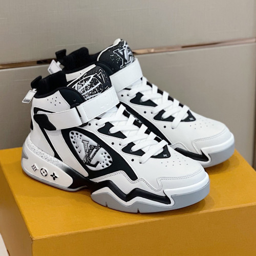 Louis Vuitton Mens Shoes Fashion Sneakers Design Luxury Brand LV TRAINER 2 SNEAKER with Original Box 1AAH9F