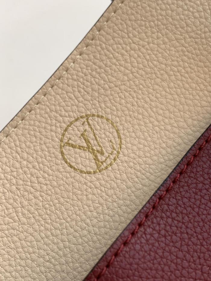 Louis Vuitton Womens Shoulder Bags Handbags Luxury Brand Fashion ON MY SIDE MM Twist calfskin and Monogram coated canvas M53823