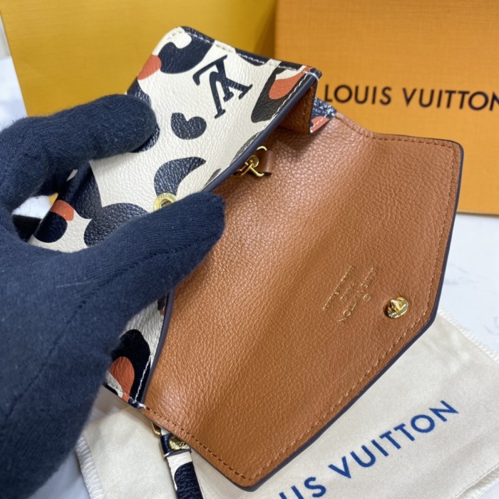 Louis Vuitton KEY POUCH Luxury Brand with Original Box Louis Vuitton Wild at Heart Key Pouch M80692