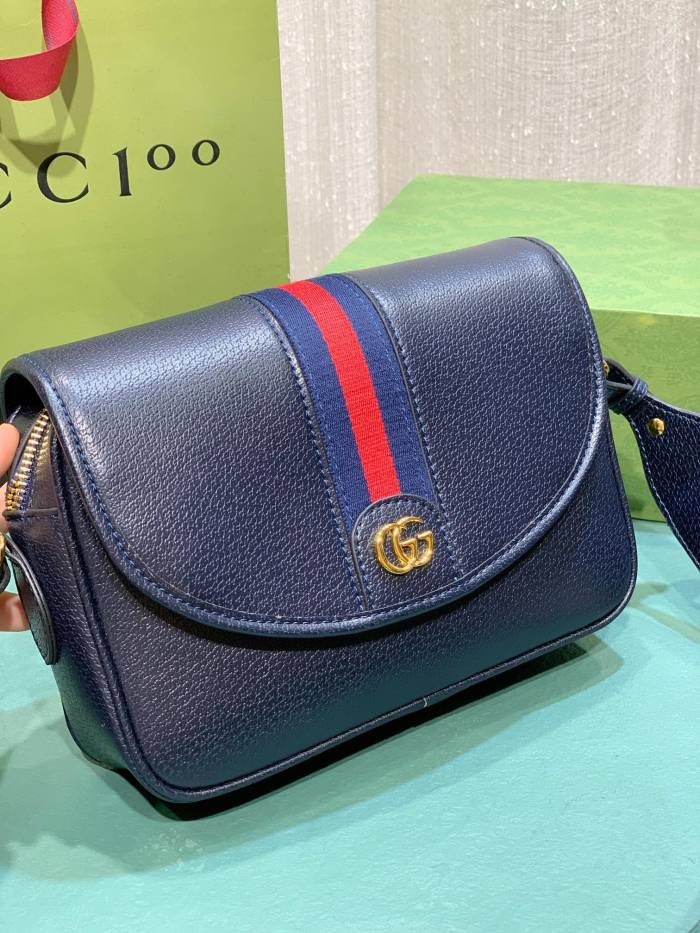 Gucci Womens Mens Bags Crossbody Shoulder Messenger Bags Luxury Brand Ophidia mini GG shoulder bag with Original Box 722117 FAAX3 9789