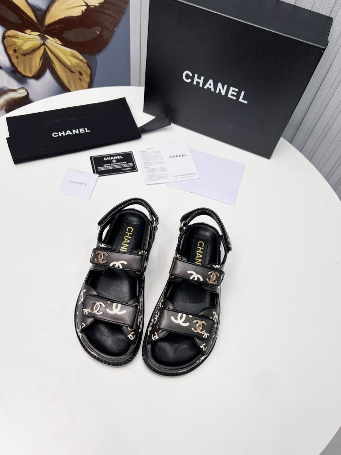 Chanel Womens Shoes Sandals Slippers Luxury Brand Design with Original Box