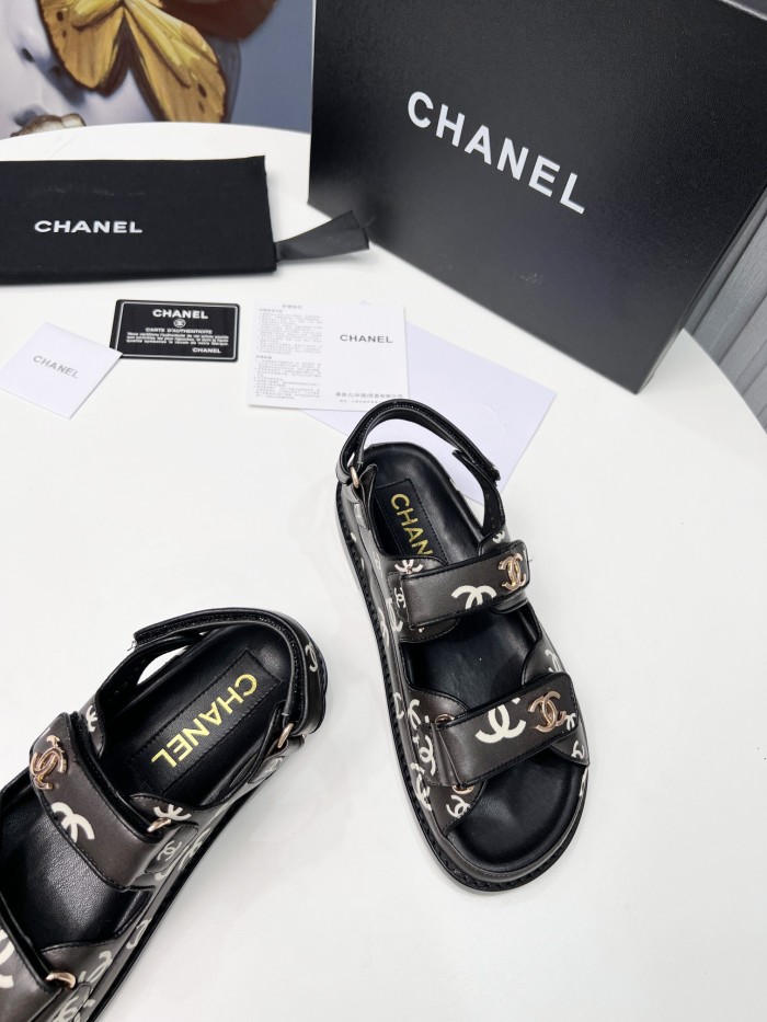 Chanel Womens Shoes Sandals Slippers Luxury Brand Design with Original Box