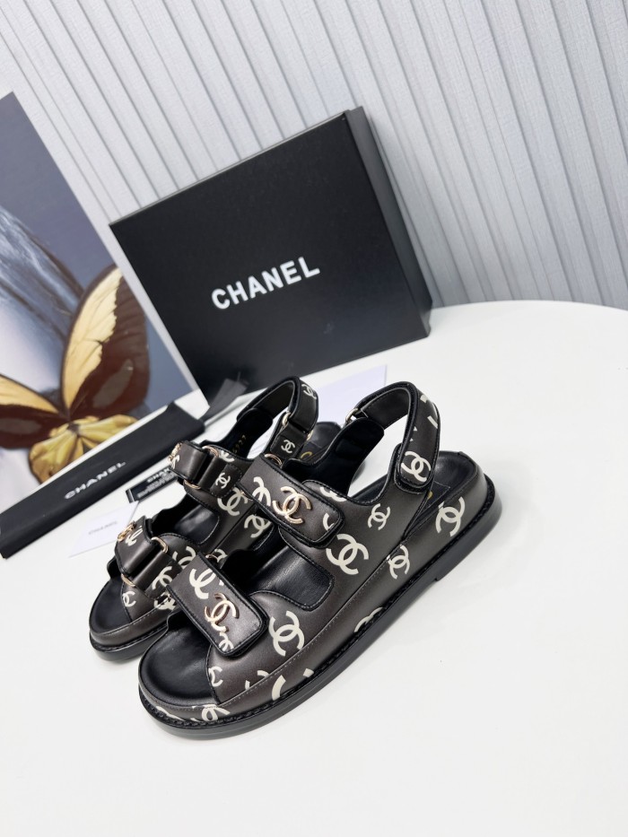Chanel Womens Shoes Sandals Slippers Luxury Brand Design with Original Box