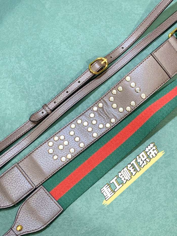 Gucci Womens Mens Bags Crossbody Shoulder Messenger Bags Luxury Brand Ophidia mini GG shoulder bag with Original Box 722117 FAAX3 9789
