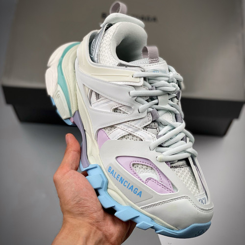 Balenciaga Womens Shoes Sneakers Luxury Brand Track 3.0 Clear Sole Sneaker with Original Box