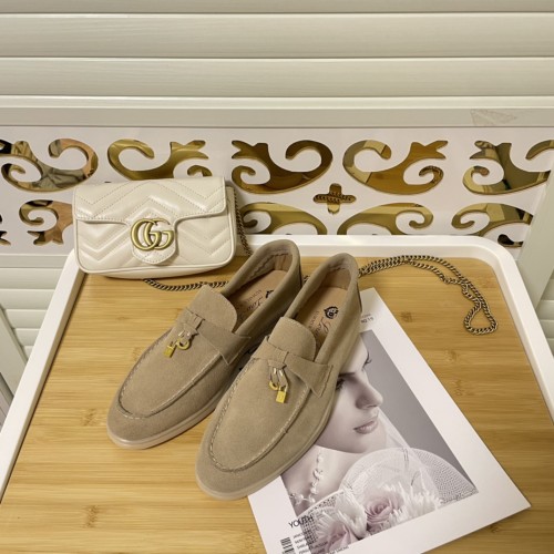 Loro Piana Womens Mens Shoes Loafers Casual Design Luxury Brand Fashion Shoes for Women with Original Box