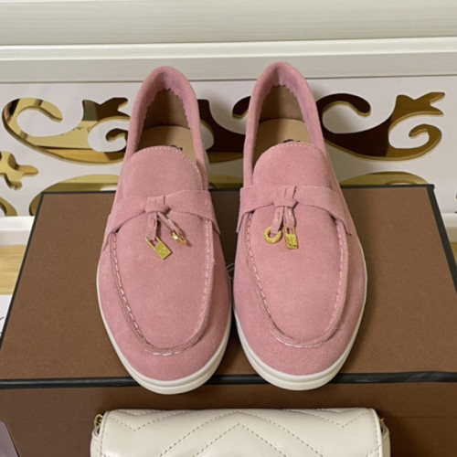 Loro Piana Womens Mens Shoes Loafers Casual Design Luxury Brand Fashion Shoes for Women with Original Box