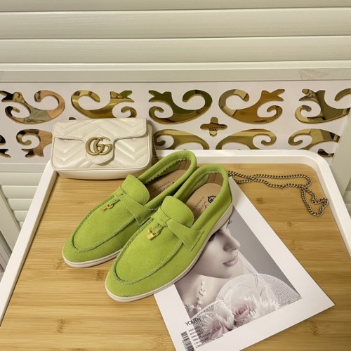 Loro Piana Womens Mens Shoes Loafers Casual Design Luxury Brand Fashion Shoes for Women with Original Box
