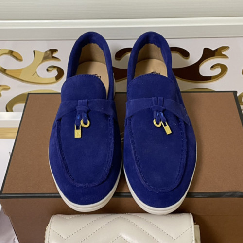 Loro Piana Womens Mens Shoes Loafers Casual Design Luxury Brand Fashion Shoes for Women with Original Box