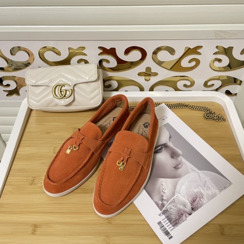 Loro Piana Womens Mens Shoes Loafers Casual Design Luxury Brand Fashion Shoes for Women with Original Box