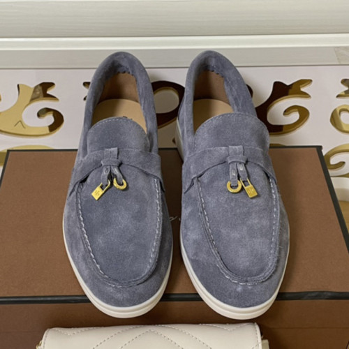 Loro Piana Womens Mens Shoes Loafers Casual Design Luxury Brand Fashion Shoes for Women with Original Box