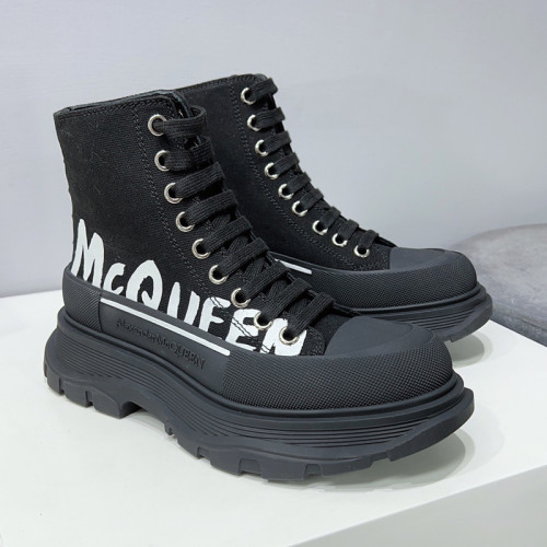 Alexander McQueen Men Shoes Boots Fashion Design Luxury Brand Tread Slick Chelsea Boot 634617WHZ611081