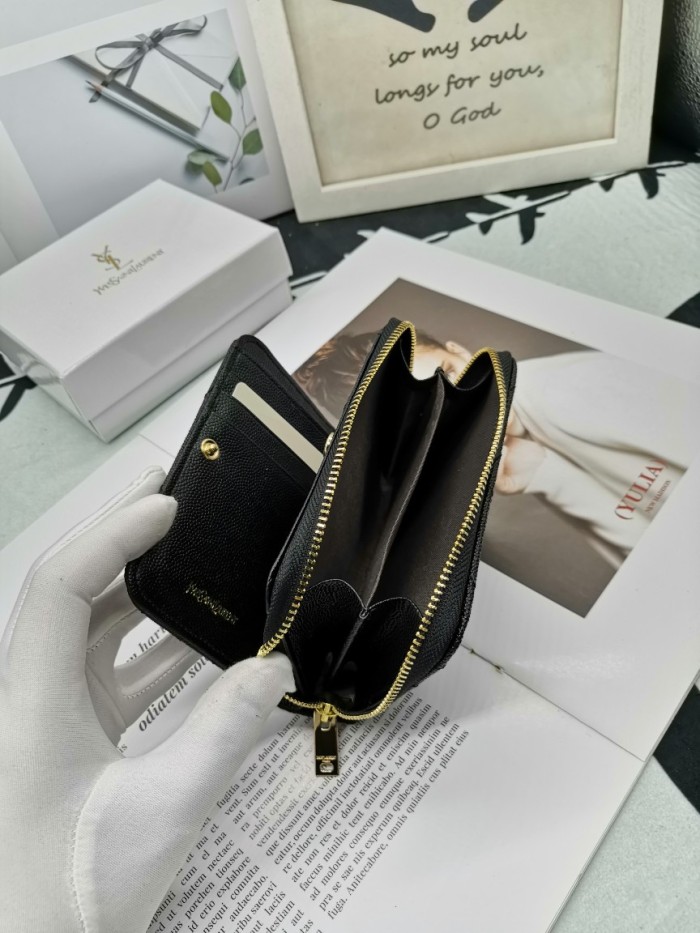 Saint Laurent YSL Womens Bag Designer Luxury Brand Women Wallets Coin Purse with Original Box