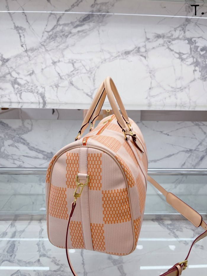 Louis Vuitton Womens and Mens Unisex Bags Luxury Brand LV Keepall Bandoulière 45 Fashion Design Travel Bag