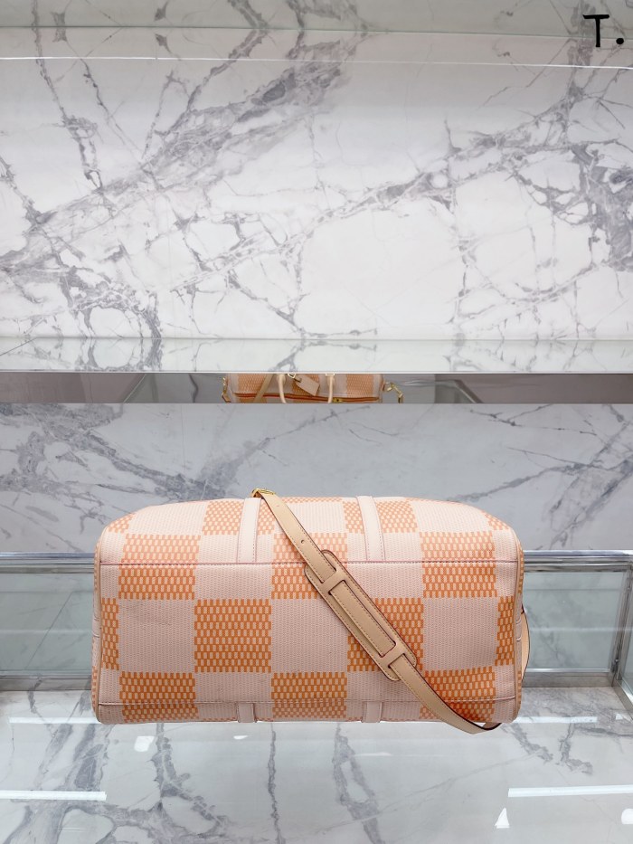Louis Vuitton Womens and Mens Unisex Bags Luxury Brand LV Keepall Bandoulière 45 Fashion Design Travel Bag