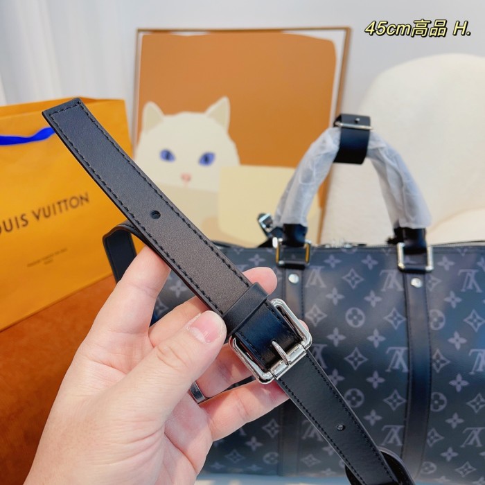 Louis Vuitton Womens and Mens Unisex Bags Luxury Brand LV Keepall Bandoulière 45 Fashion Design Travel Bag