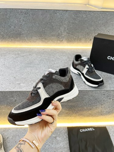Chanel Women Shoes Sneakers Luxury Brand Sports Shoes Breathable Design with Original Box