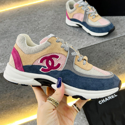 Chanel Women Shoes Sneakers Luxury Brand Sports Shoes Breathable Design with Original Box