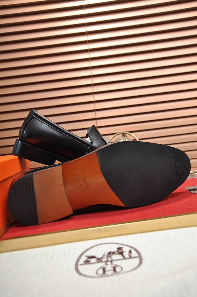 Hermes Mens Casual Shoes Fashion Dress Shoes for Men Luxury Brand with Original Box
