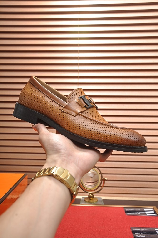 Hermes Mens Casual Shoes Fashion Dress Shoes for Men Luxury Brand with Original Box