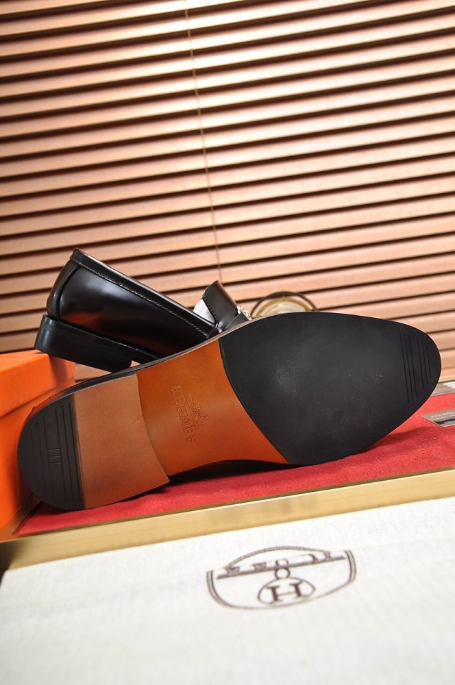 Hermes Mens Casual Shoes Fashion Dress Shoes for Men Luxury Brand with Original Box