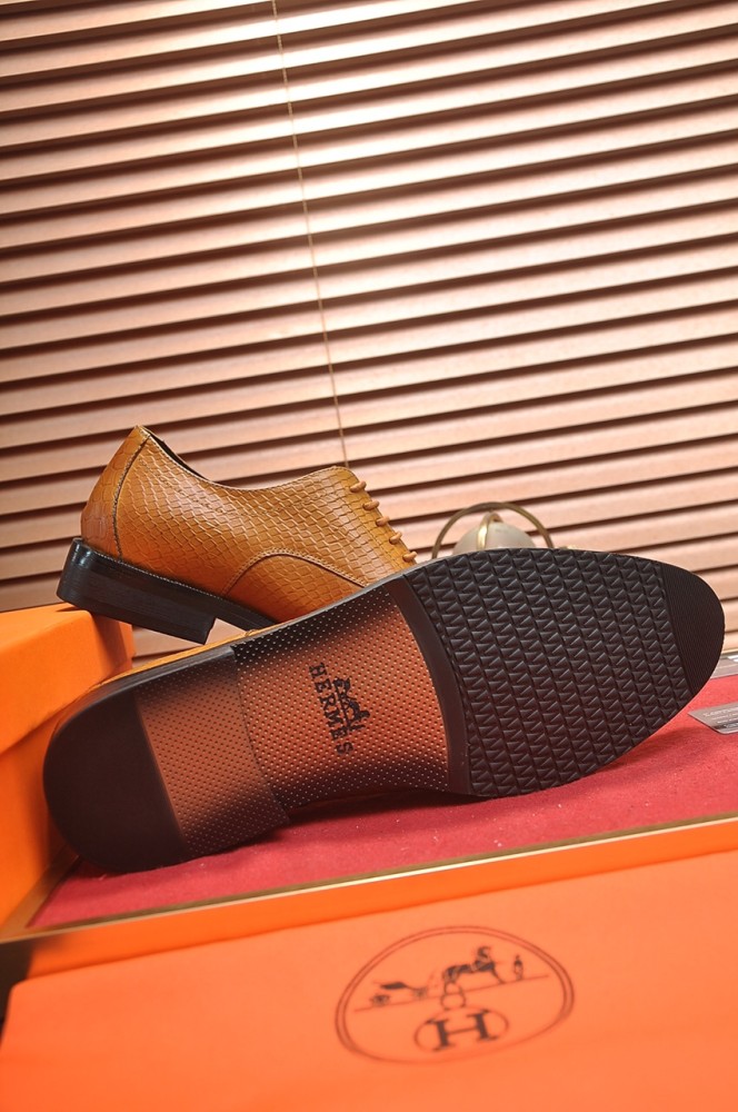 Hermes Mens Casual Shoes Fashion Dress Shoes for Men Luxury Brand with Original Box