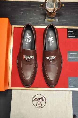 Hermes Mens Casual Shoes Fashion Dress Shoes for Men Luxury Brand with Original Box
