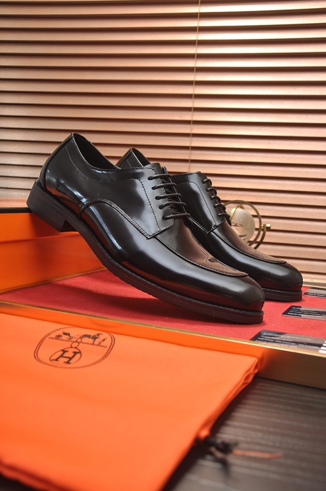 Hermes Mens Casual Shoes Fashion Dress Shoes for Men Luxury Brand with Original Box