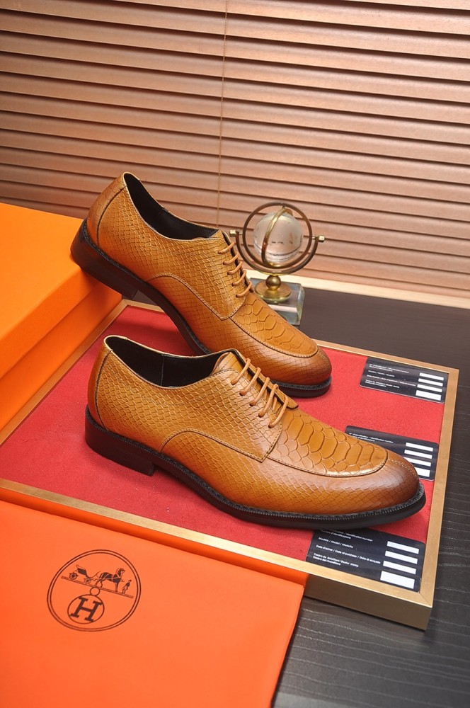 Hermes Mens Casual Shoes Fashion Dress Shoes for Men Luxury Brand with Original Box