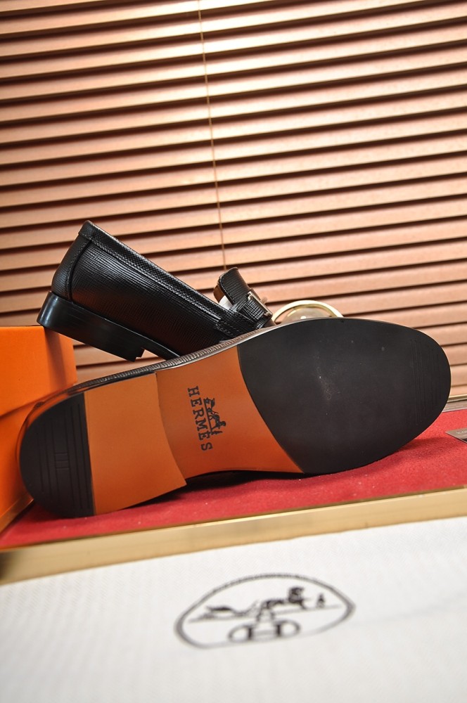 Hermes Mens Casual Shoes Fashion Dress Shoes for Men Luxury Brand with Original Box