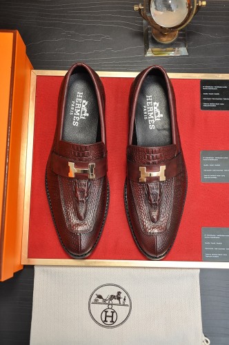 Hermes Mens Casual Shoes Fashion Dress Shoes for Men Luxury Brand with Original Box