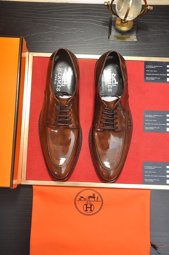 Hermes Mens Casual Shoes Fashion Dress Shoes for Men Luxury Brand with Original Box