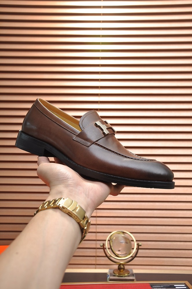 Hermes Mens Casual Shoes Fashion Dress Shoes for Men Luxury Brand with Original Box