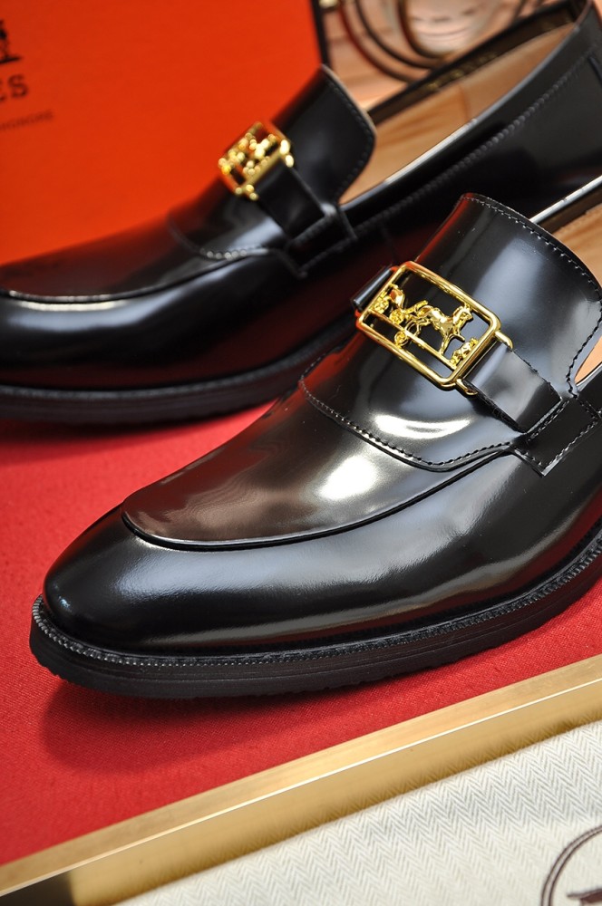 Hermes Mens Casual Shoes Fashion Dress Shoes for Men Luxury Brand with Original Box